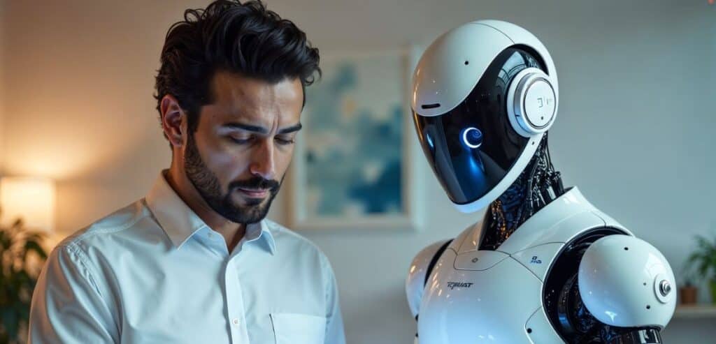 Behind the Scenes – AI Chatbots Working with Human Agents