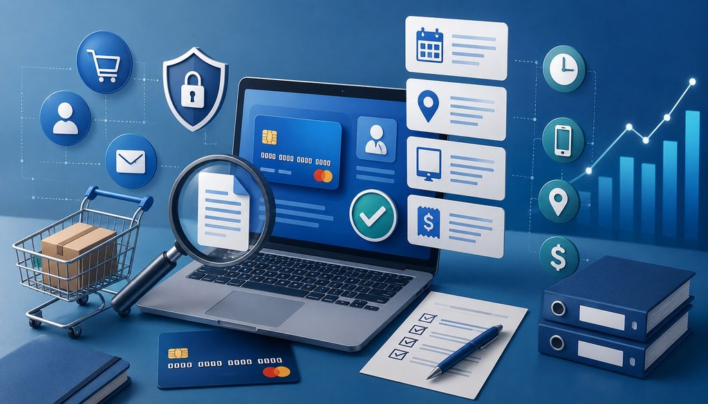 CE 3.0 payment data elements and transaction verification illustration